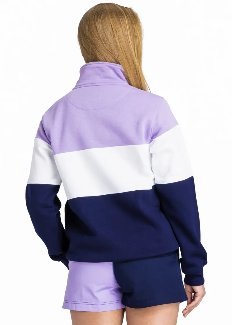 Cotswold Fox Harlequin Shorts in Purple/Navy-1
