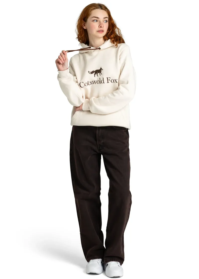 Cotswold Fox Heritage Unisex Hoodie Cream-3