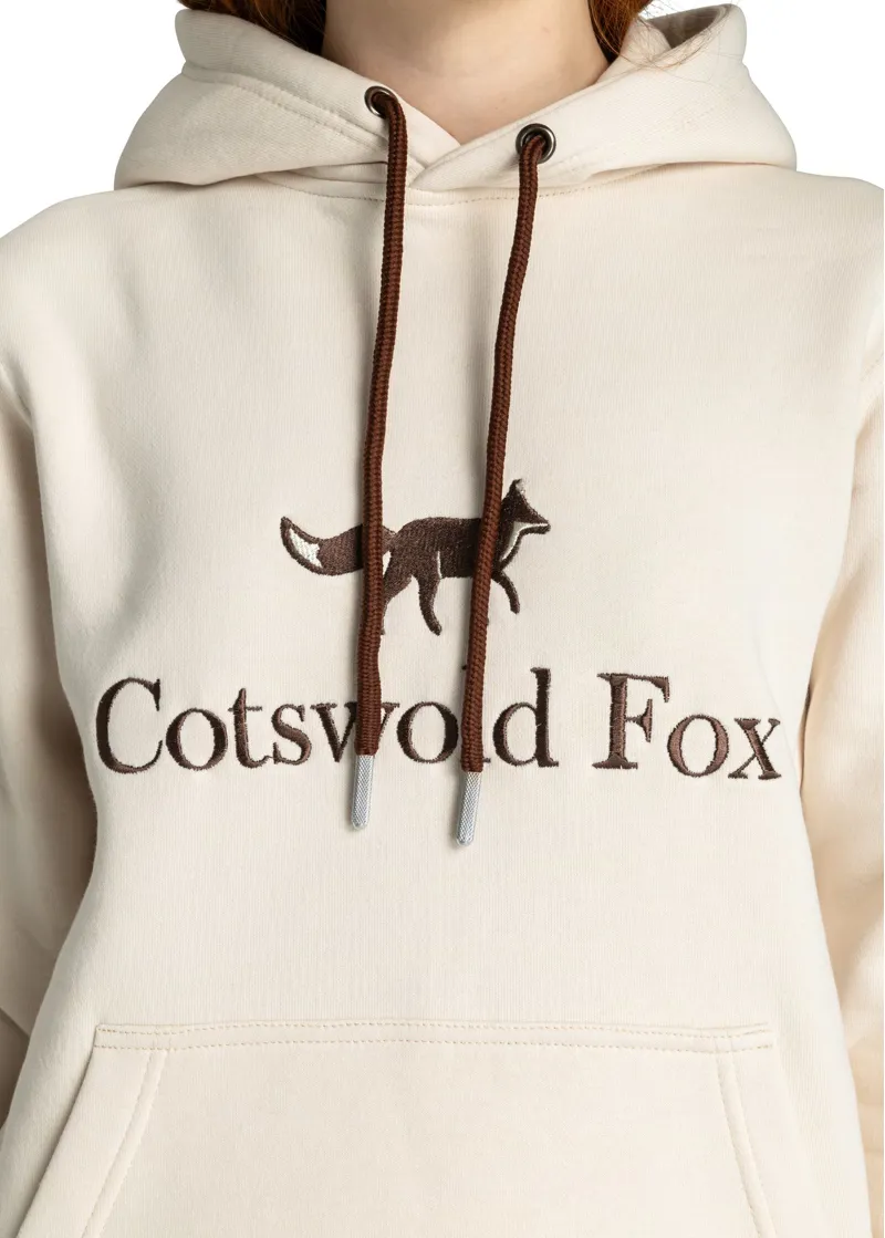 Cotswold Fox Heritage Unisex Hoodie Cream-6
