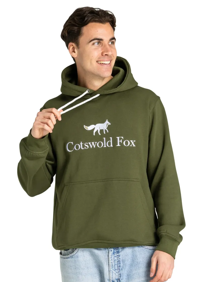 Cotswold Fox Heritage Unisex Hoodie Basil-1