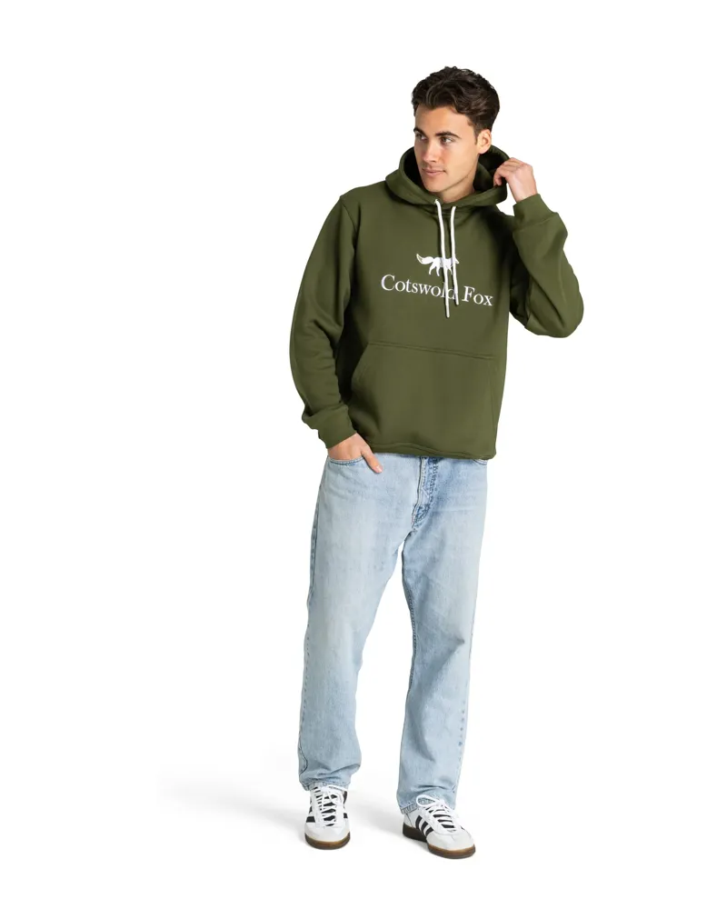 Cotswold Fox Heritage Unisex Hoodie Basil-2
