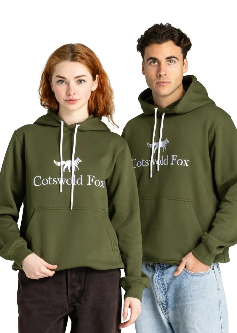 Cotswold Fox Heritage Unisex Hoodie Basil