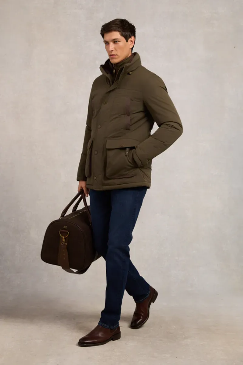 Holland Cooper Stamford Field Coat Khaki-3