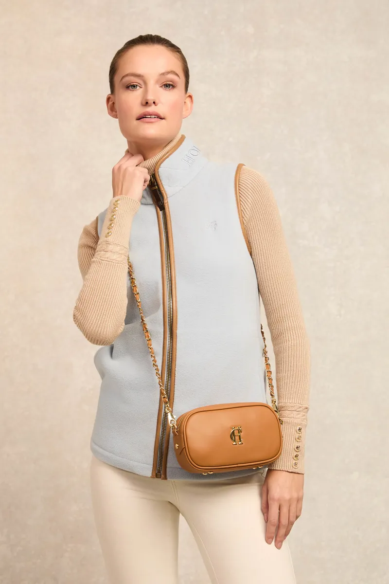 Holland Cooper Country Fleece Gilet Pale Blue-3