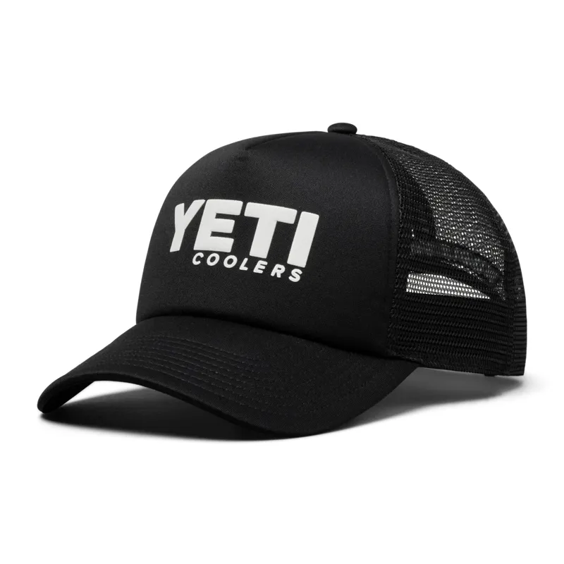 Yeti Coolers Mid Pro Foam Trucker Hat Black-1