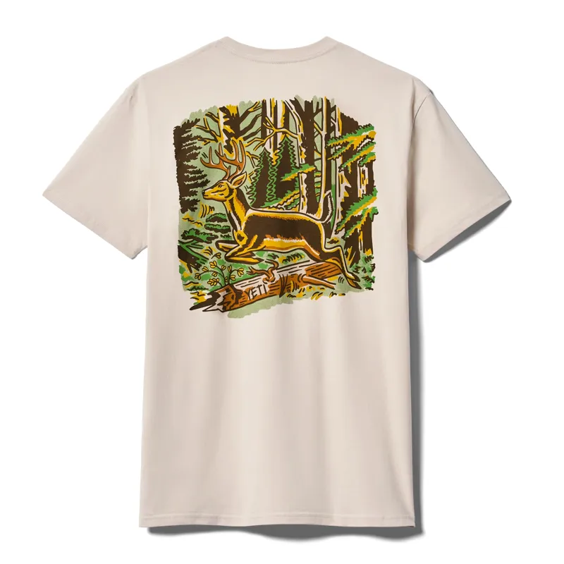 Yeti Big Buck Short Sleeve T-Shirt in Bone-1
