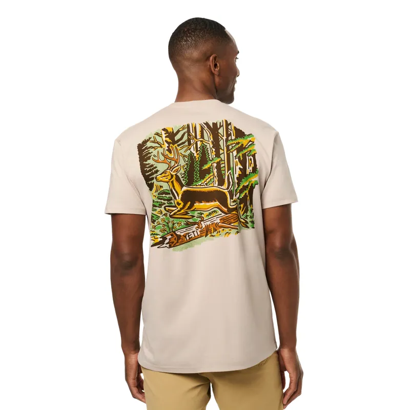 Yeti Big Buck Short Sleeve T-Shirt in Bone-3