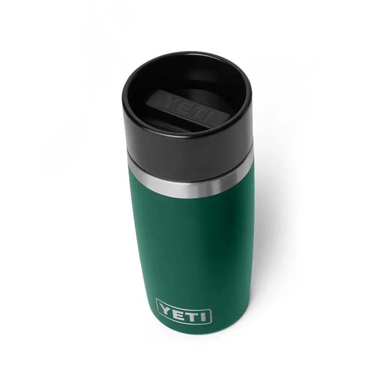 Yeti Rambler 12oz Bottle Black Forest Green-1