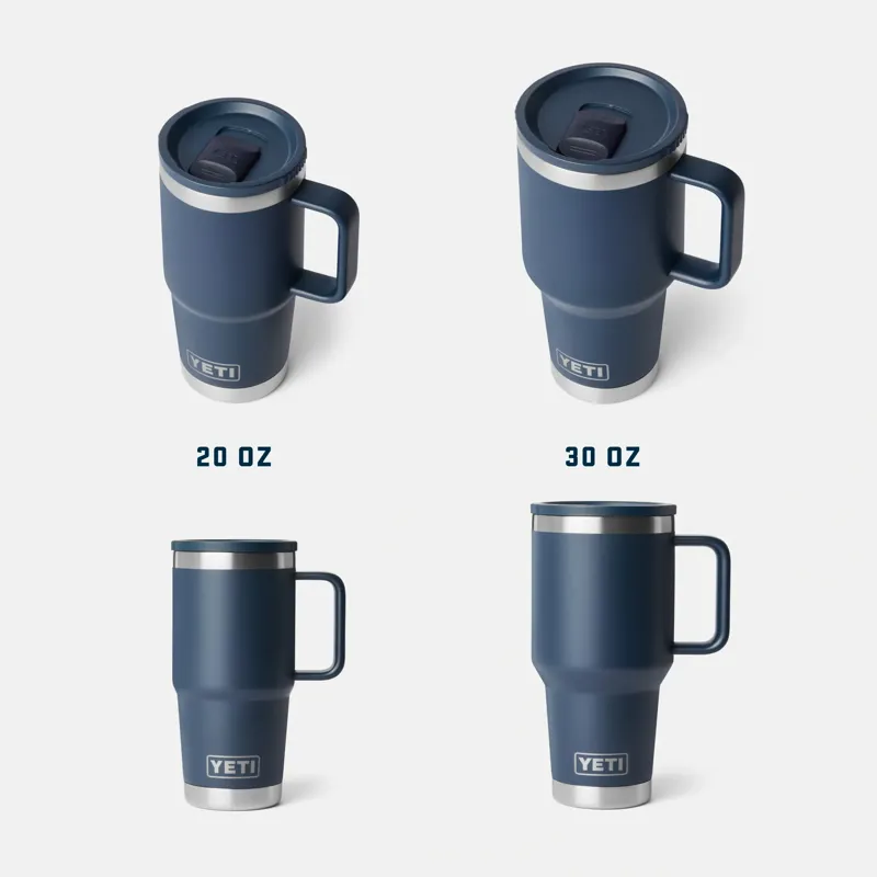 Yeti Rambler 2.0 20oz Travel Mug in Navy-7