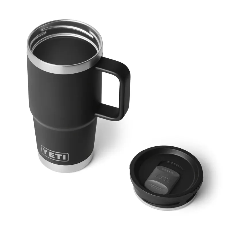 Yeti Rambler 2.0 20oz Travel Mug in Black-3