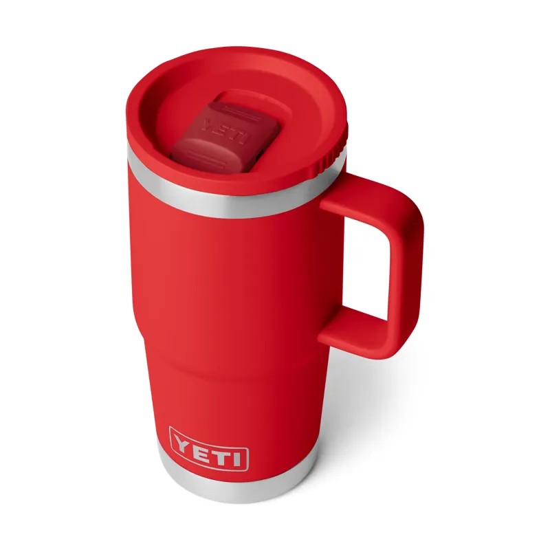 Yeti Rambler 2.0 20oz Travel Mug in Rescue Red-3