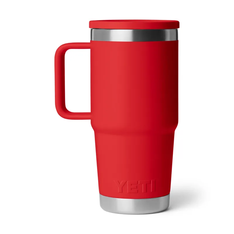 Yeti Rambler 2.0 20oz Travel Mug in Rescue Red-1