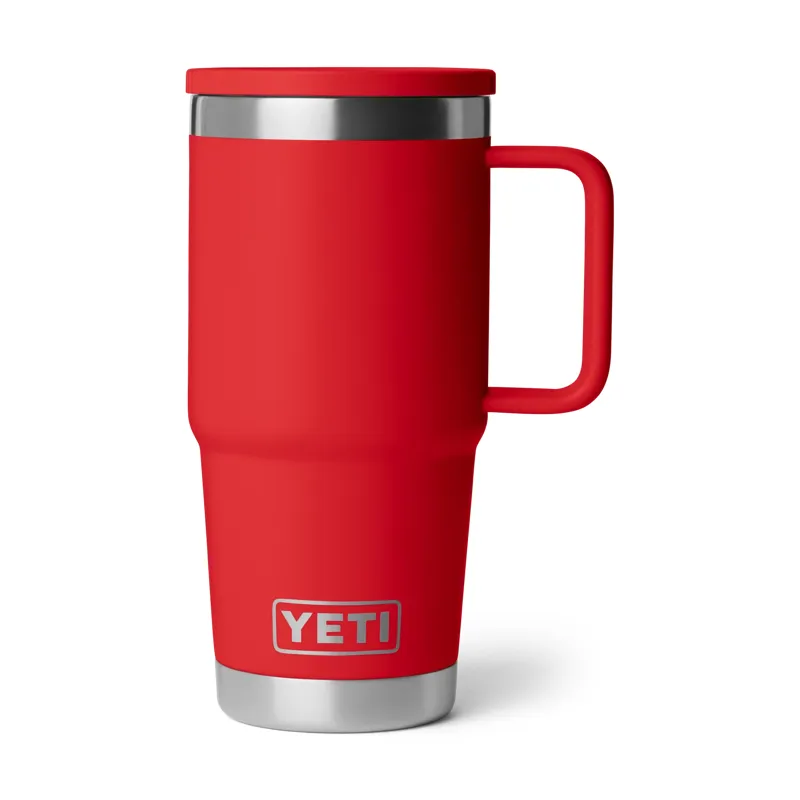 Yeti Rambler 2.0 20oz Travel Mug in Rescue Red