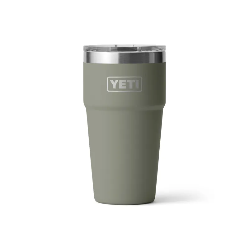 Yeti Rambler 20oz Stackable Cup in Pampa Green
