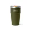 Yeti Rambler 20oz Stackable Cup in Olive/King Crab Orange