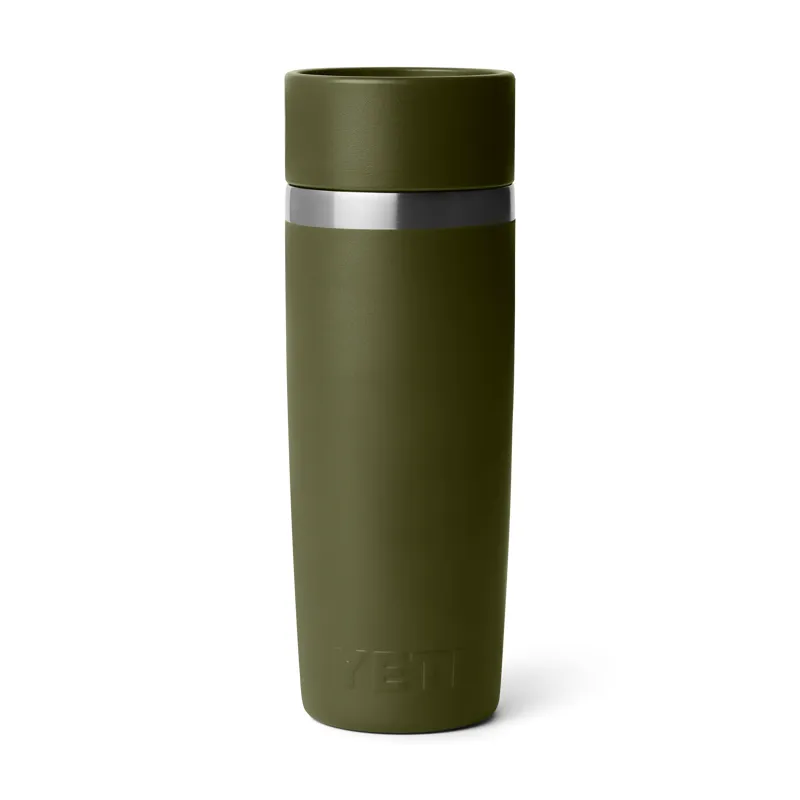Yeti Rambler 16oz Travel Bottle in Olive/King Crab-1