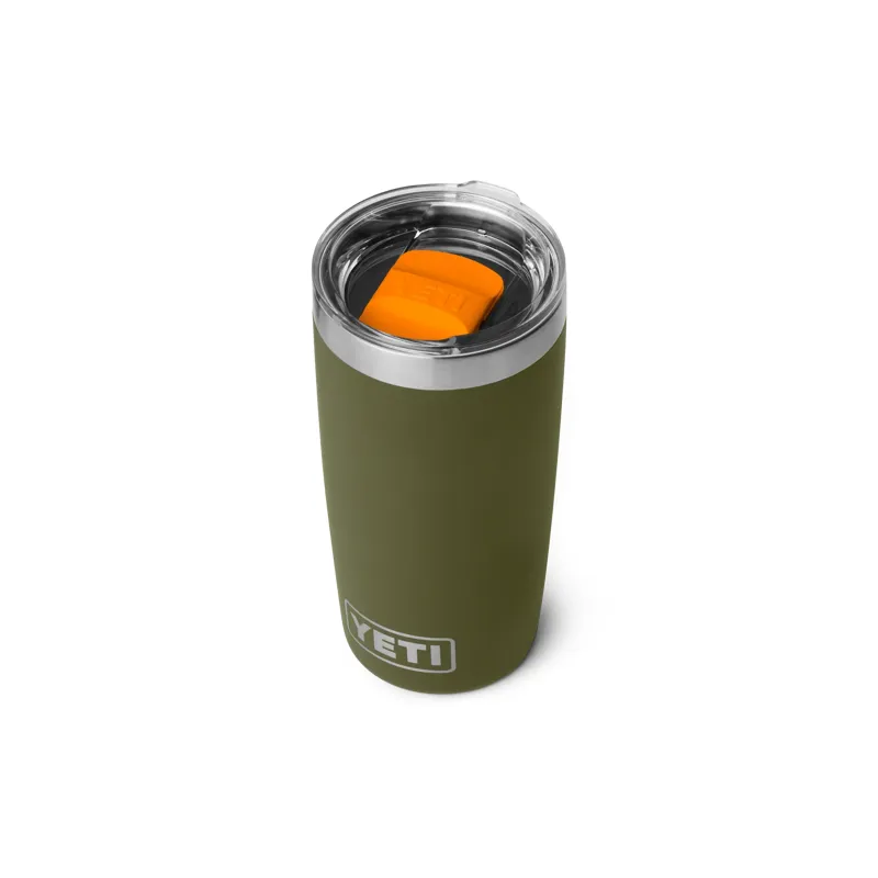 Yeti Rambler 10 oz Tumbler in Olive/King Crab Orange-1