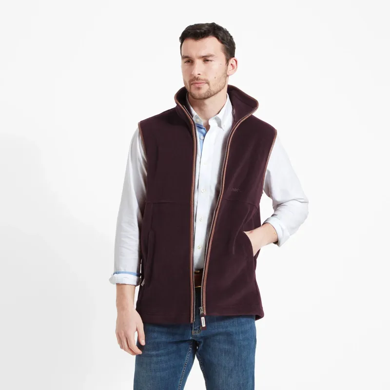 Schoffel Oakham Fleece Gilet Port-4
