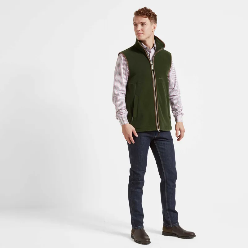 Schoffel Oakham Fleece Gilet Forest-5