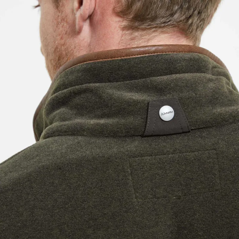 Schoffel Oakham Fleece Gilet Dark Olive-5