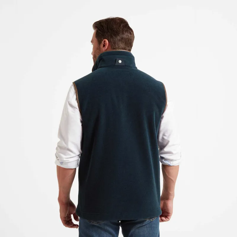 Schoffel Oakham Fleece Gilet Petrol Blue-2