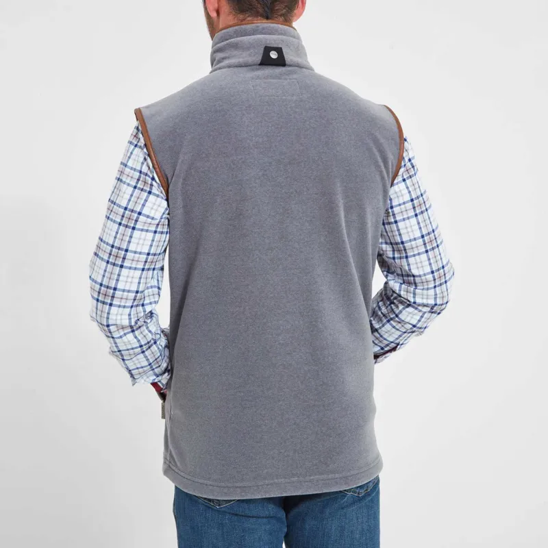 Schoffel Oakham Fleece Gilet Pewter-2