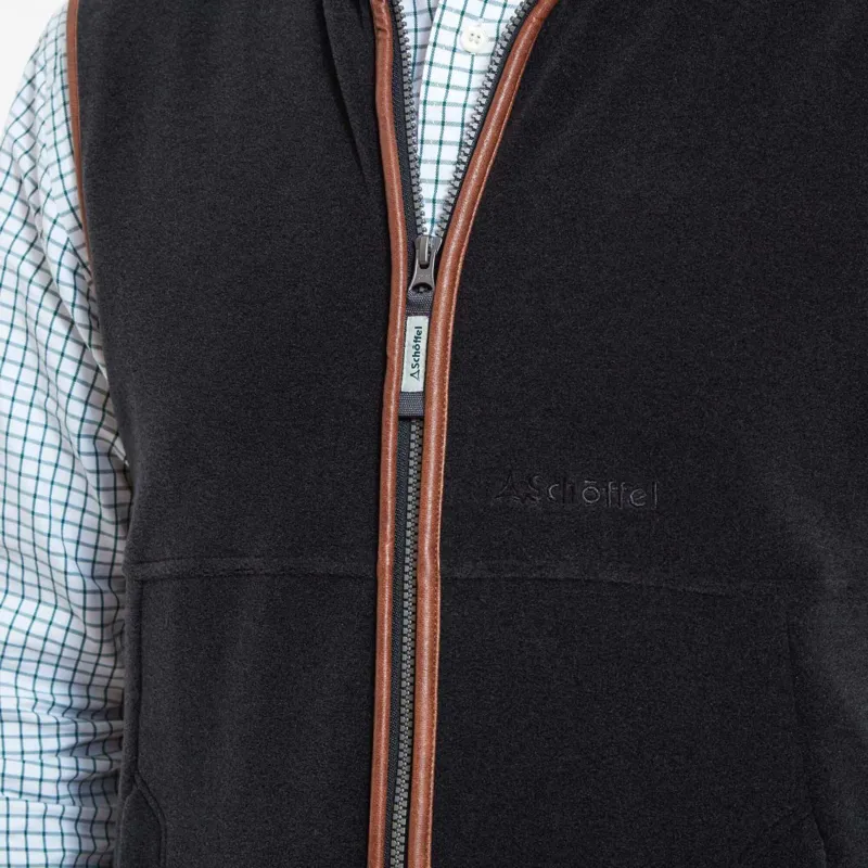 Schoffel Oakham Fleece Gilet Navy-4