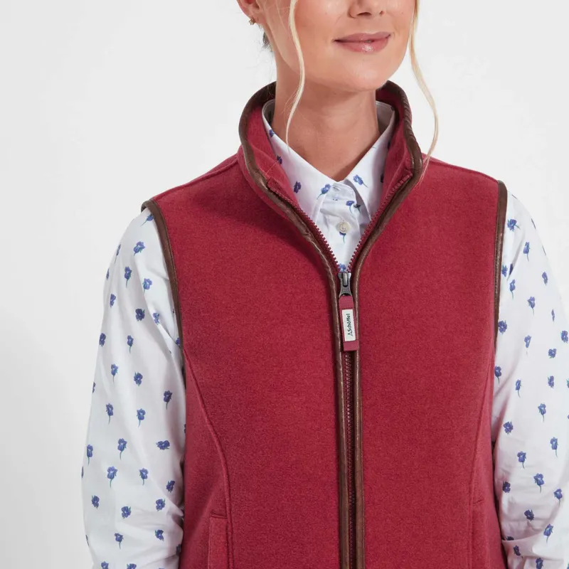 Schoffel Lyndon II Fleece Gilet Pomegranite-6
