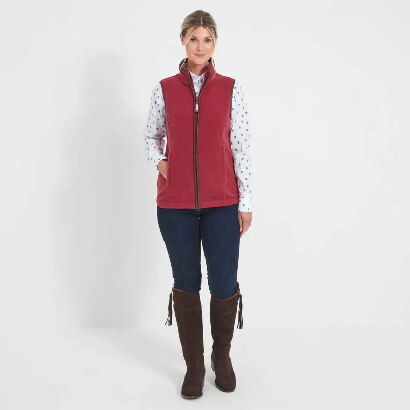 Schoffel Lyndon II Fleece Gilet Pomegranite-3