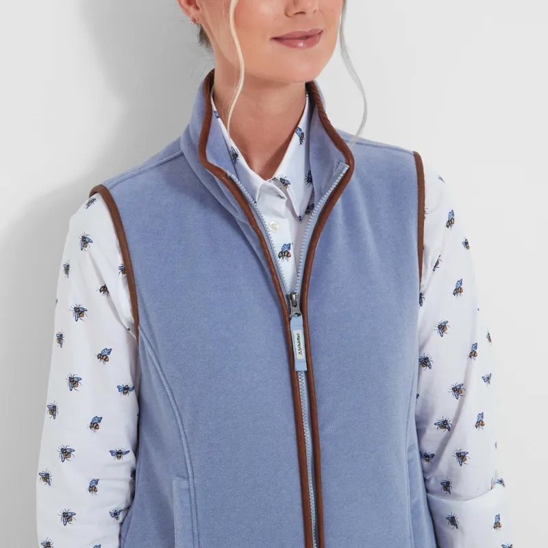 Schoffel Lyndon II Fleece Gilet Powder Blue-2