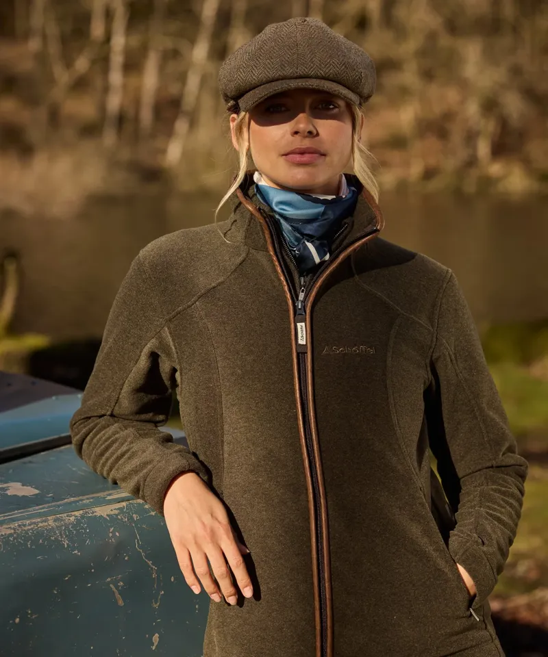Schoffel Country Burley II Fleece Jacket in Dark Olive-3