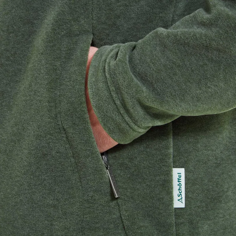 Schoffel Berkeley Fleece Quarter Zip Jumper Cedar Green-7