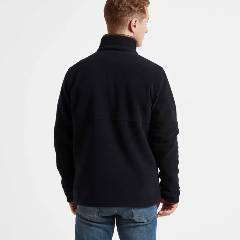 Schoffel Berkeley Fleece Quarter Zip Jumper Navy-3