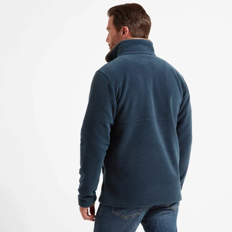 Schoffel Berkeley Fleece Quarter Zip Jumper Petrol Blue-3