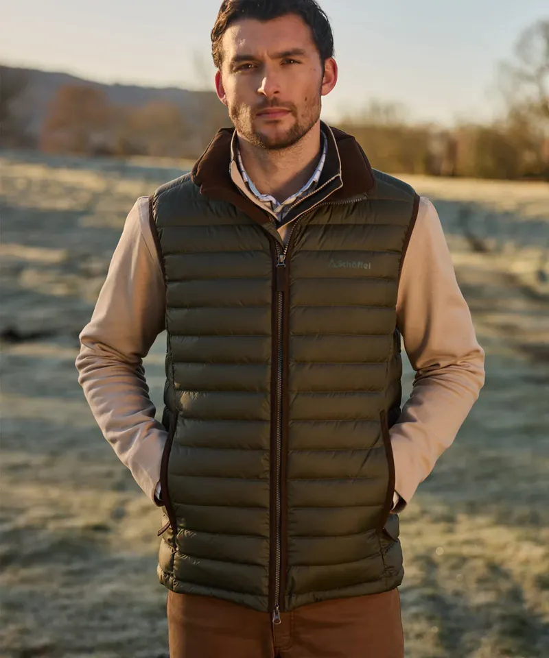 Schoffel Bowden Down Gilet Woodland-4
