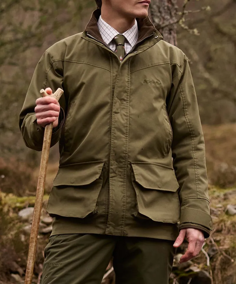 Schoffel Country Snipe Ultralight Coat in Forest-13