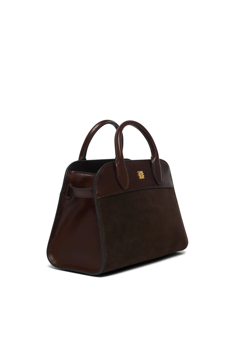 Holland Cooper Heritage Mini Tote in Walnut-1