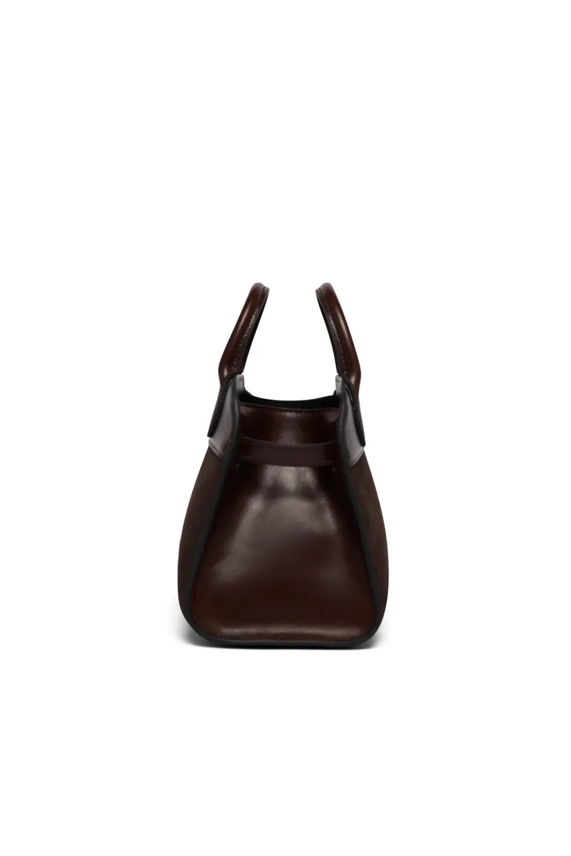 Holland Cooper Heritage Mini Tote in Walnut-2