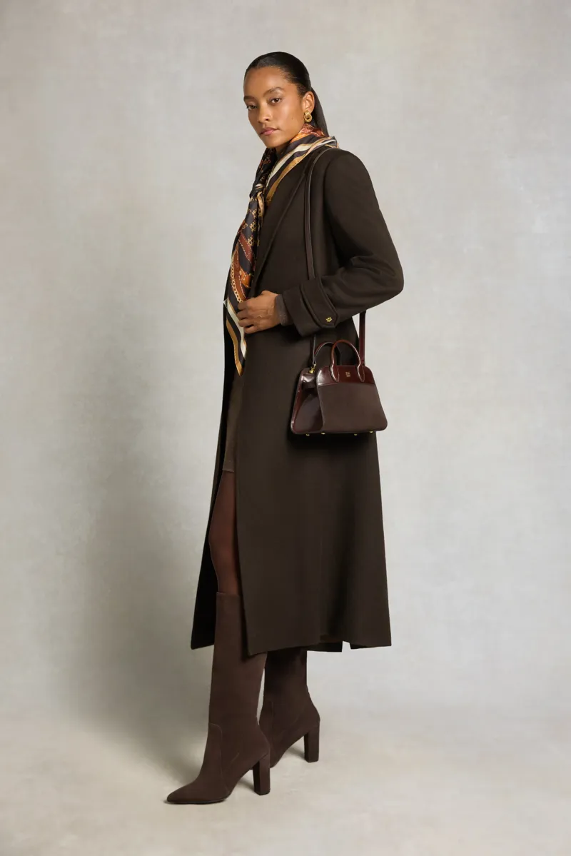 Holland Cooper Heritage Mini Tote in Walnut-7