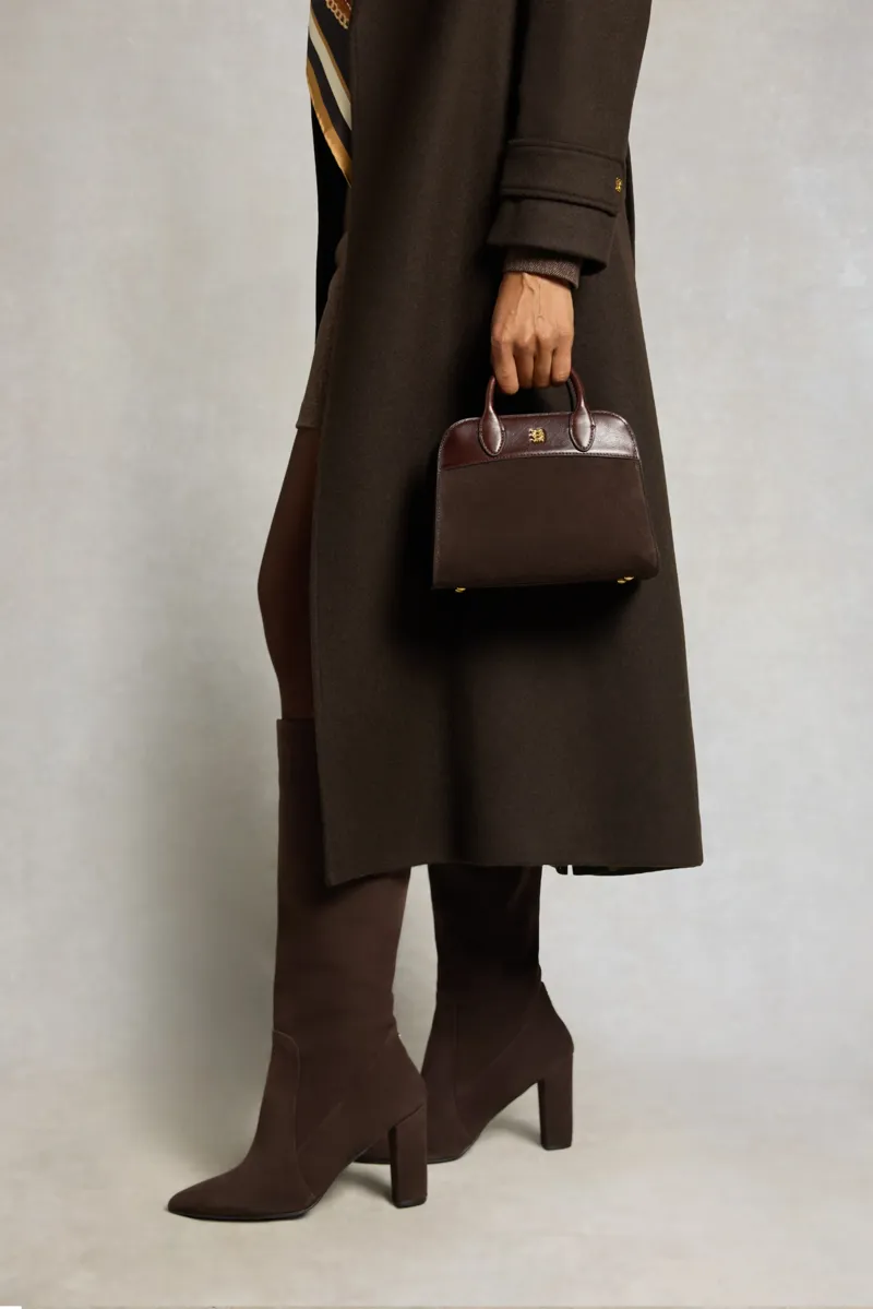 Holland Cooper Heritage Mini Tote in Walnut-8