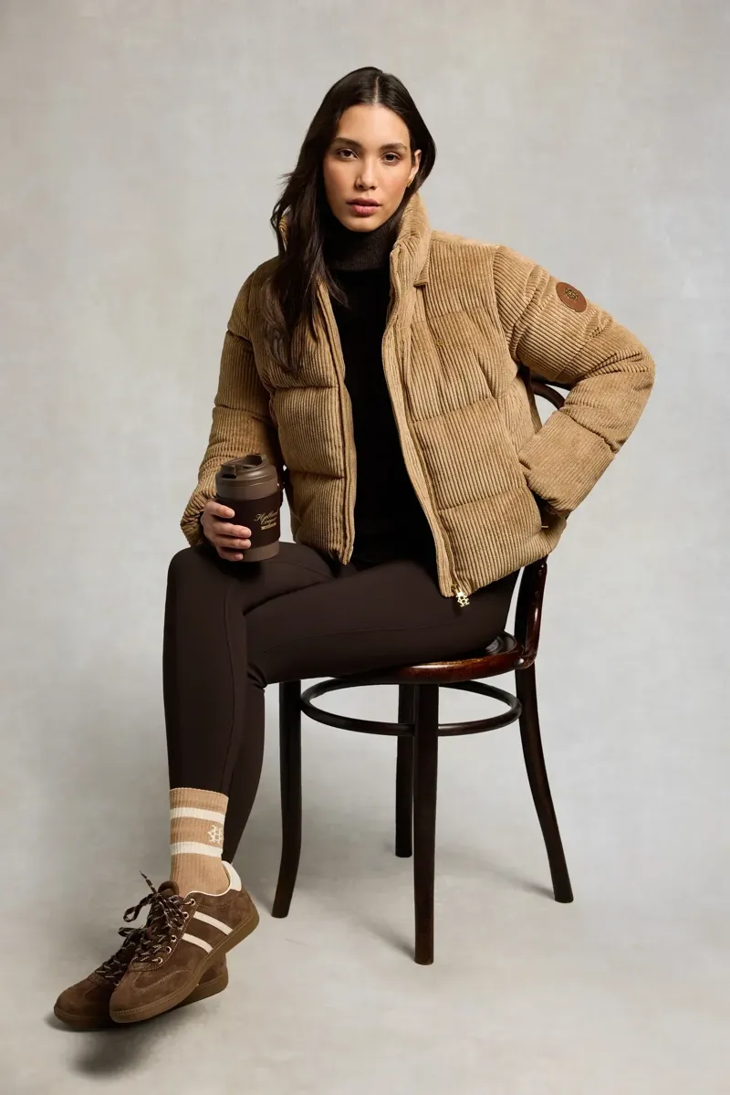 Holland Cooper Knightsbridge Court Trainer in Chocolate-6