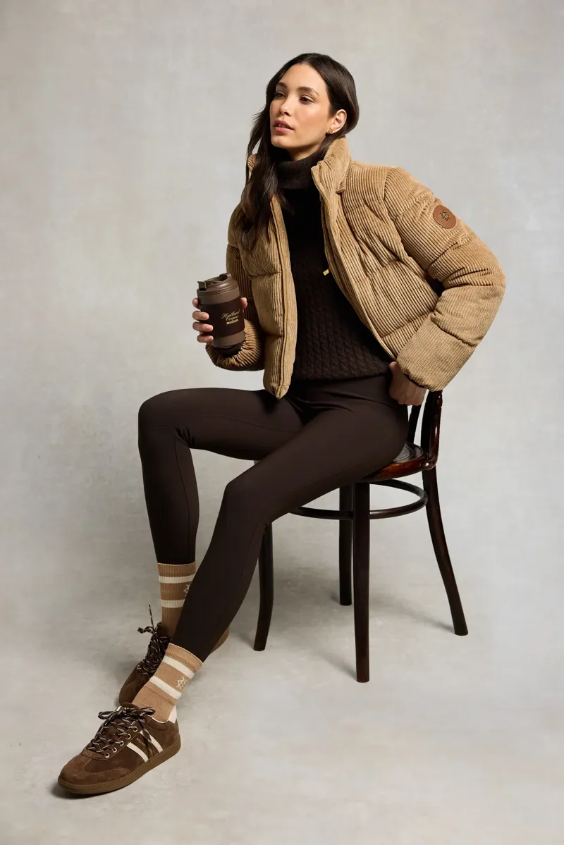 Holland Cooper Knightsbridge Court Trainer in Chocolate-7