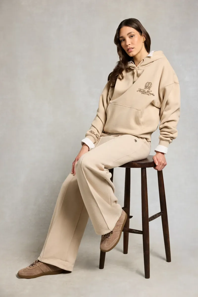 Holland Cooper Knightsbridge Court Trainer in Taupe Suede-6