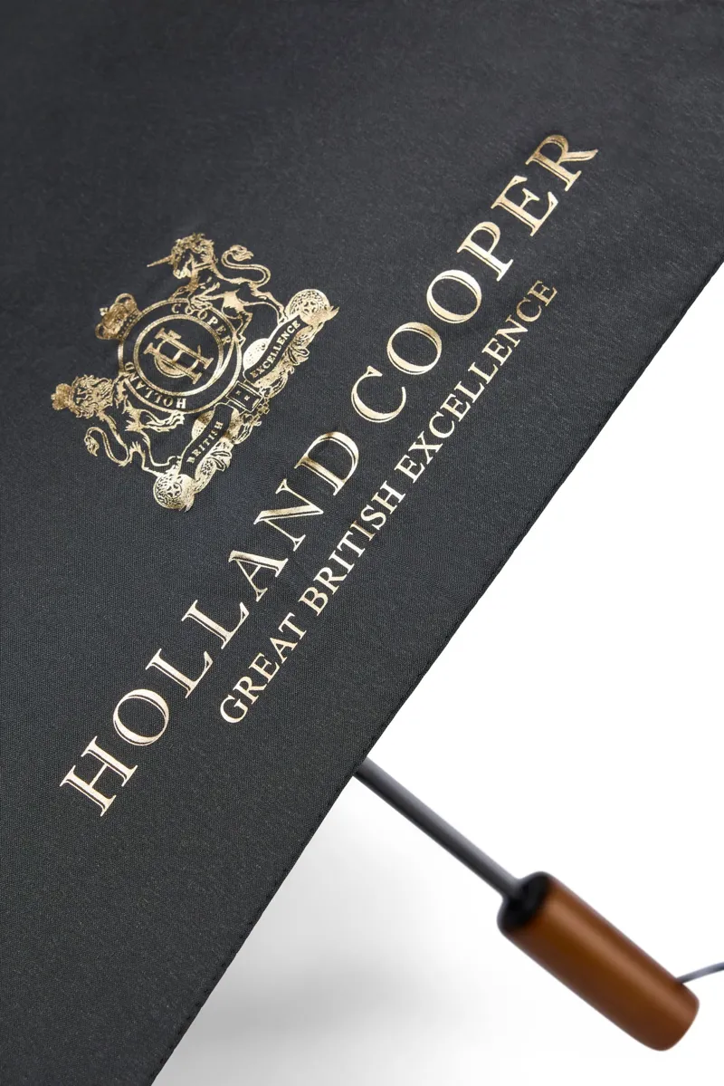 Holland Cooper Mini HC Umbrella in Black-1