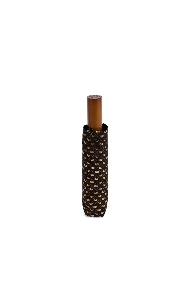 Holland Cooper Mini HC Umbrella in Chocolate-1