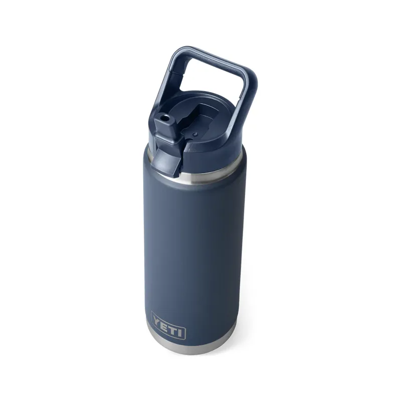 Yeti Rambler 26oz Colour Straw Bottle Navy-1