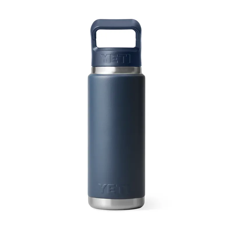 Yeti Rambler 26oz Colour Straw Bottle Navy-2