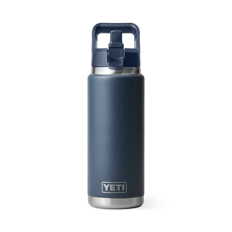 Yeti Rambler 26oz Colour Straw Bottle Navy-3