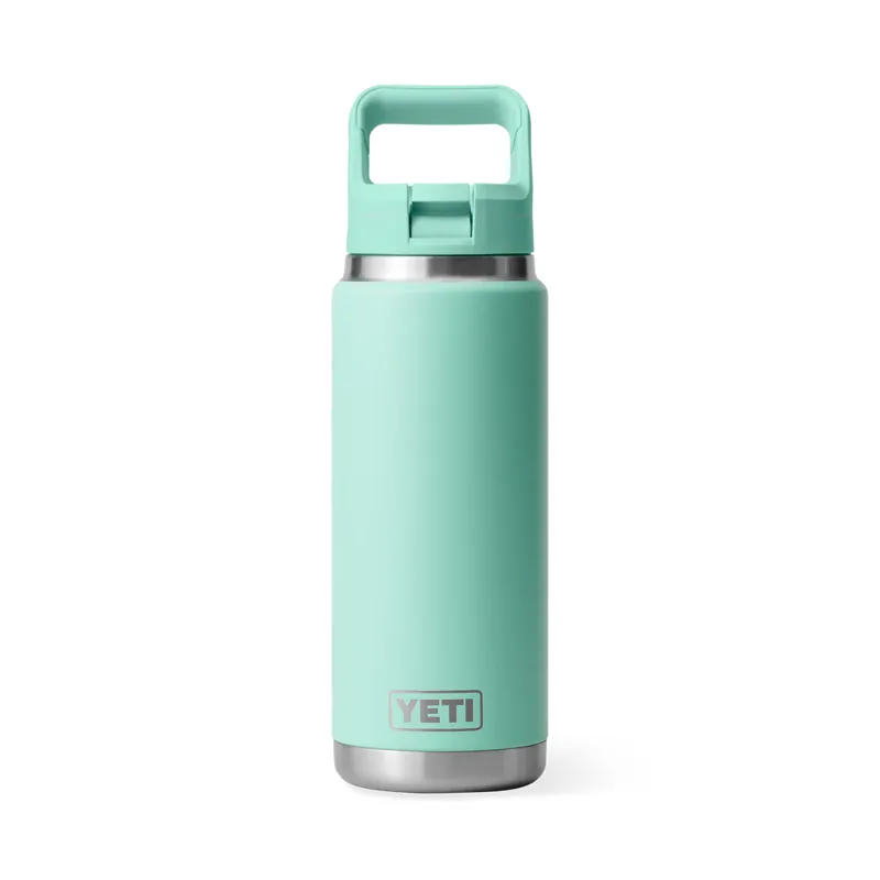 Yeti Rambler 26oz Colour Straw Bottle Seafoam