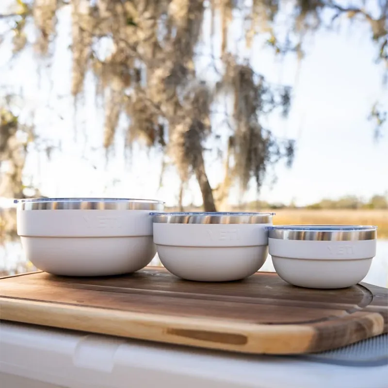 Yeti Rambler Large Insulated Bowl in Tahini-5